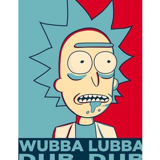 Rick Morty wubba lubba dub dub metal tin sign b01-Rick And Morty-12 Metal Sign bathroom wall home tavern