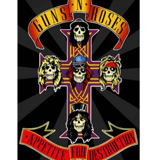 Guns N Roses GNR hard rock skull roses metal sign b10-Guns N’ Roses-5 Metal Sign batman tin sign