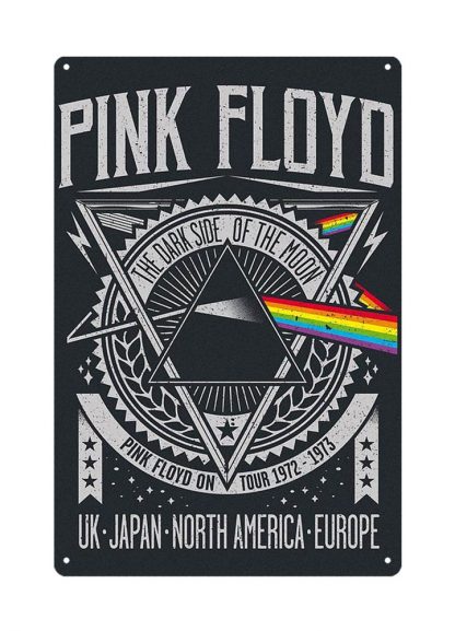 Pink Floyd English rock band metal tin sign b35-pink floyd-11 Metal Sign cheap metal wall decor