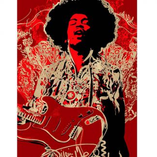 Jimi Hendrix rock music metal tin sign b36-Jimi Hendrix-32 Metal Sign home kitchen wall art living room