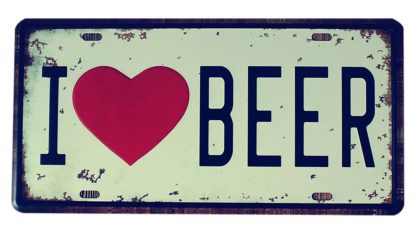 I love beer metal tin sign b53-beer1 (14) Beer Wine Liquor bar pub signs