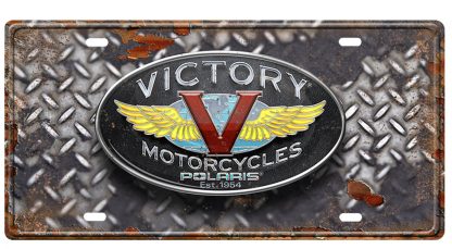 vintage old Victory motorcycles metal sign b54-Vicory Motorcycles-3 Gas Oil Automotive collectible