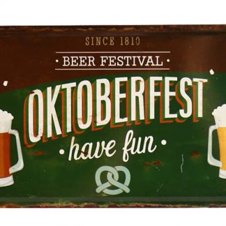 beer oktoberfest cafe bar pub metal tin sign b57-beer2 (1) Beer Wine Liquor bar