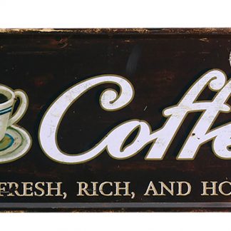 coffee fresh rich hot metal tin sign b59-coffee1 (4) Metal Sign Coffee