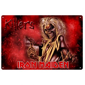 Iron Maiden English heavy metal band tin sign b63-iron maiden-47 Metal Sign art prints sale