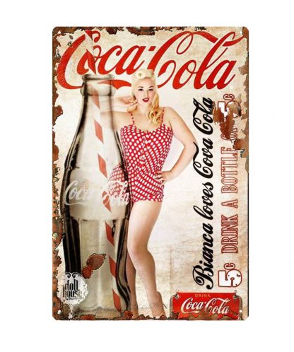 sexy coca cola girl metal tin sign b73-coca cola girl -3 Food Beverage Cola Coffee Tea coca cola