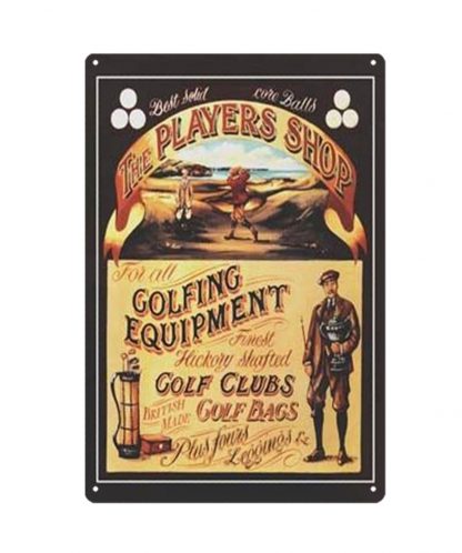 golf players shop golfing equipment metal tin sign b81-8045 Metal Sign cute home decor