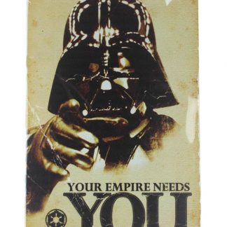 Star Wars Darth Vader Your empire needs you tin sign 0180a Metal Sign Darth