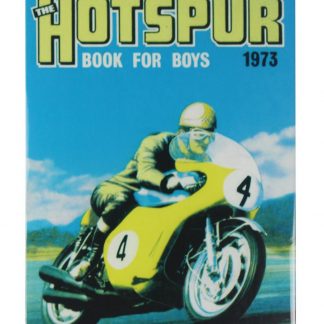 hotspur book for boys 1973 tin metal sign 0386a Metal Sign 1973