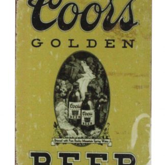 Coors Golden Beer tin metal sign 0425a Beer Wine Liquor beer