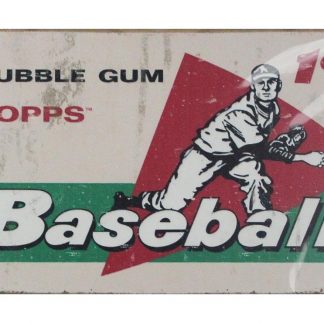 Bubble gum topps Baseball tin metal sign 0624a Metal Sign Baseball