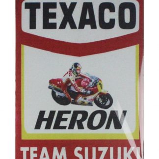 Texaco Heron team suzuki tin metal sign 0626a Gas Oil Automotive bedroom design ideas