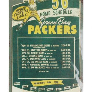 American football team Green Bay Packers tin metal sign 0642a Metal Sign American