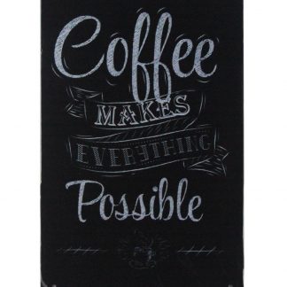 Coffee makes everything possible tin metal sign 0709a Metal Sign cheap unframed wall art