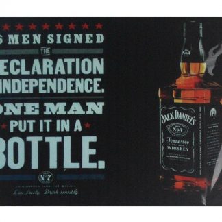 Jack Daniels Whiskey Declaration of Independence metal sign 0746a Beer Wine Liquor Declaration