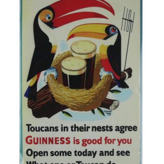 Toucans Guinness is good for you beer bar metal sign 0776a Beer Wine Liquor advertising outdoor wall art