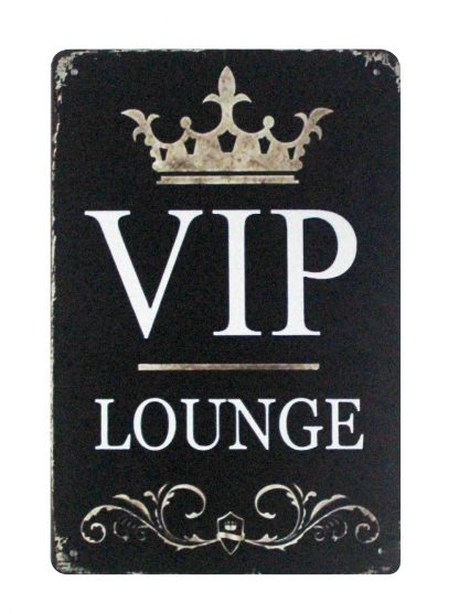 VIP Lounge tin metal sign 0917a Metal Sign art posters for sale