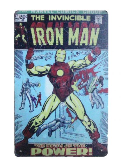 Marvel Comics Invincible Iron Man Birth Of Power sign 0934a Comics Birth