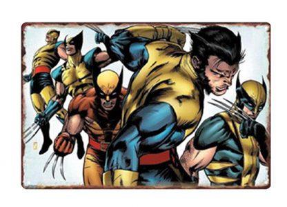 Marvel comics Wolverine metal tin sign b06-Wolverine-8 Comics bedroom ideas
