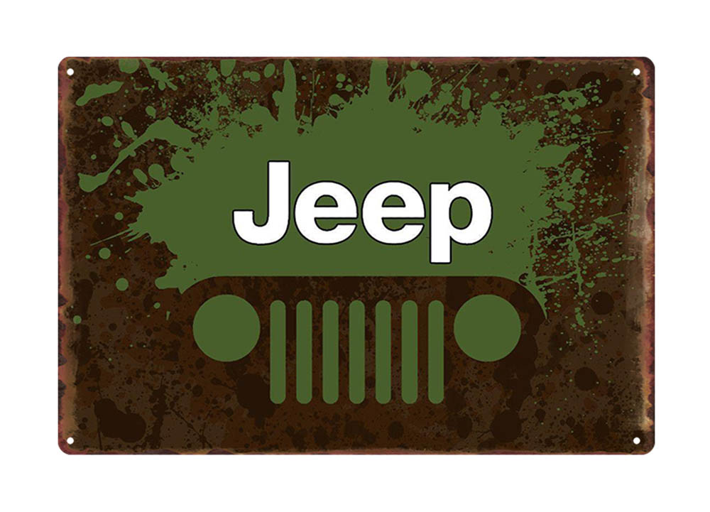 Vintage Jeep garage auto shop metal sign b08-Jeep-23 Metal Sign auto shop Vintage Jeep garage auto shop metal sign b08-Jeep-23 Metal Sign auto shop