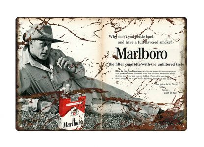Marlborotobacco cigarettes bar restaurant metal sign b12-marlboro-35 Metal Sign art workshops plaque