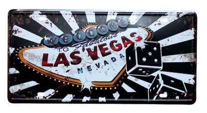 Nevada Las Vegas metal tin sign b50-6 Gas Oil Automotive garden reproductions