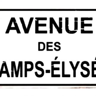 Avenue des champs-elysees metal tin sign b54-A-7 Metal Sign art prints