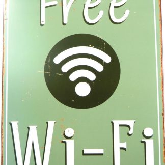 Free Wi-Fi tin sign stylish  metalsign09-4 Metal Sign free