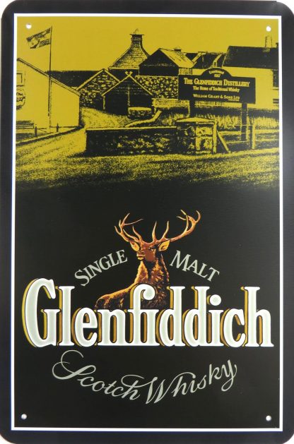 Glenfiddich Scotch Whisky tin sign home accessories office restaurant metalsign17-4 Beer Wine Liquor accessories