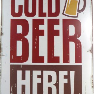 COLD BEER HERE tin sign bedroom bar club shop design metalsign20-3 Beer Wine Liquor bar