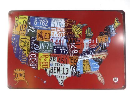 American map license plate tin sign wall ornaments metalsign26-2 Metal Sign American